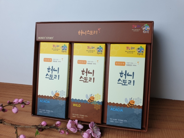 동해몰,[허니스토리]스틱벌꿀 선물세트(중)